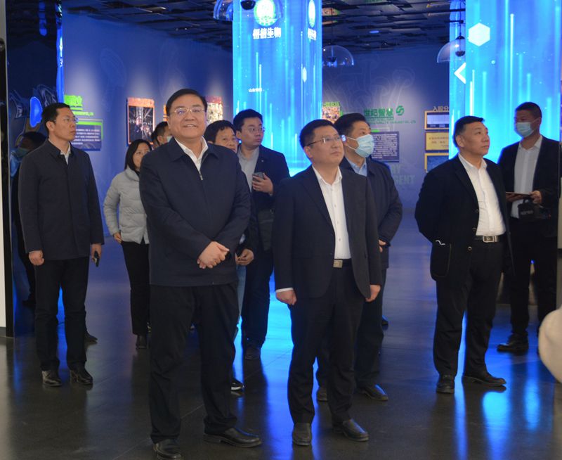 枣庄市台儿庄区党政考察团来邹城市考察食用菌产业
